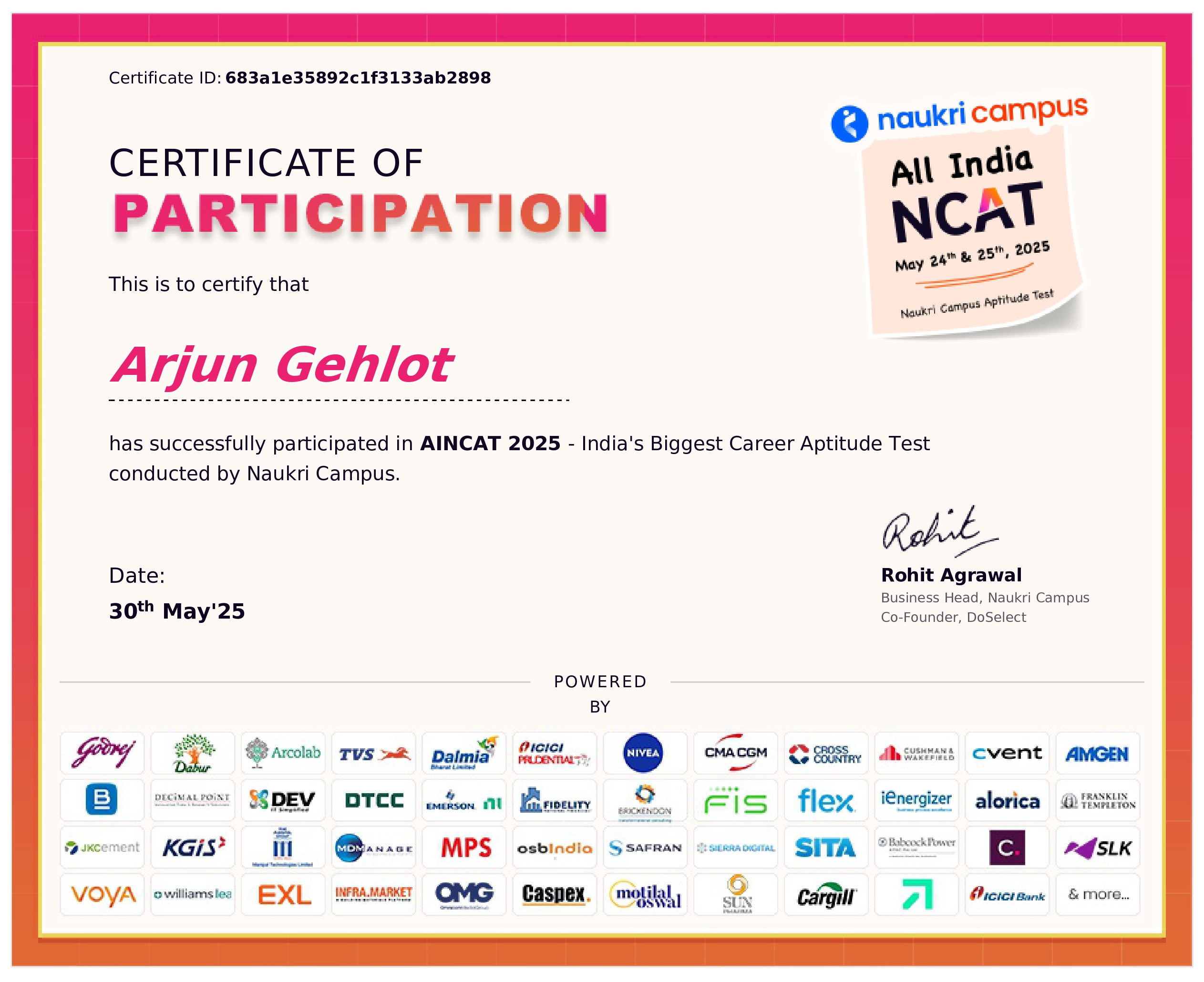 Arjun Gehlot - Full Stack Developer Portfolio